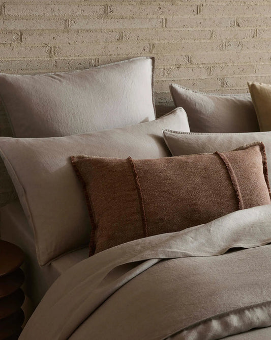 Weave Adela Rust Lumbar Cushion