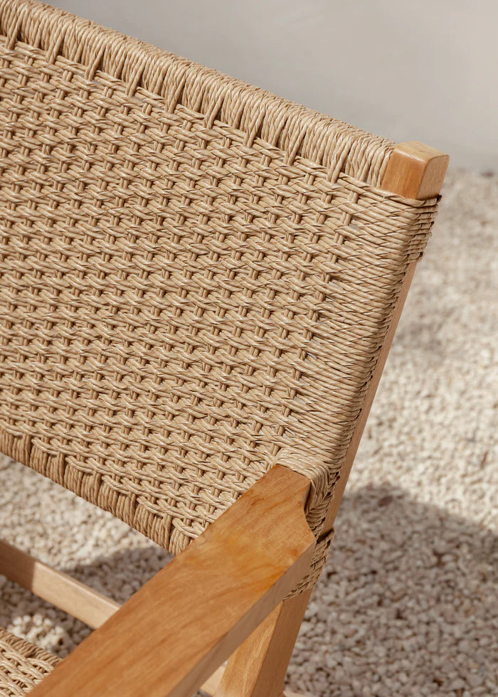 Sunday Teak Lounger With Arm Rest - Outdoor