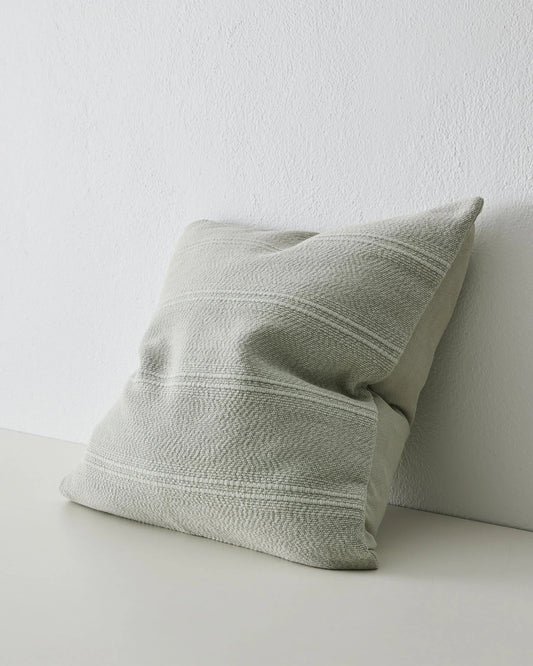Weave Palma Cushion Ice