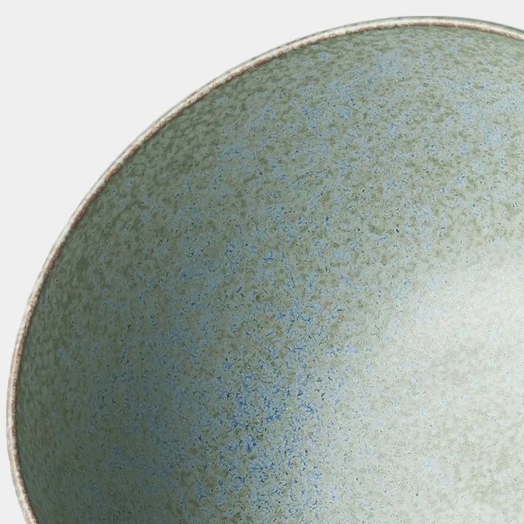 Made in Japan Green Fade Large U Shape Bowl