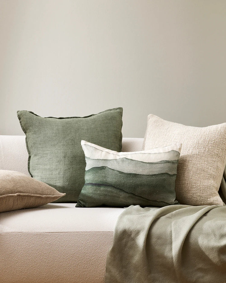 Baya Cassia Cushion - Moss