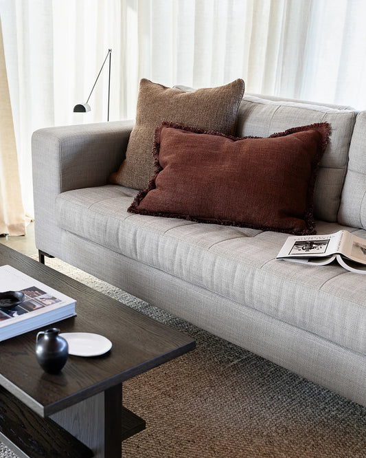 Baya Dover Cushion - Brick