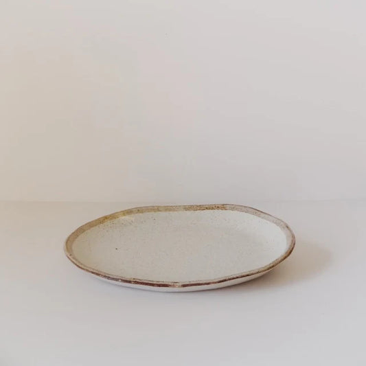 Made in Japan Flax Oval Plate