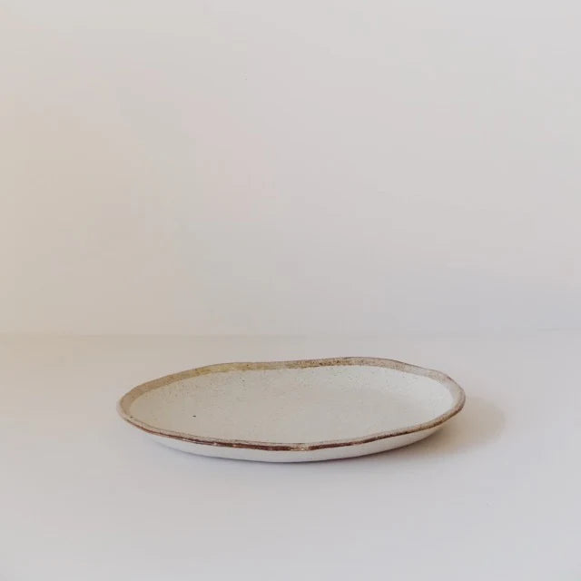 Made in Japan Flax Oval Plate