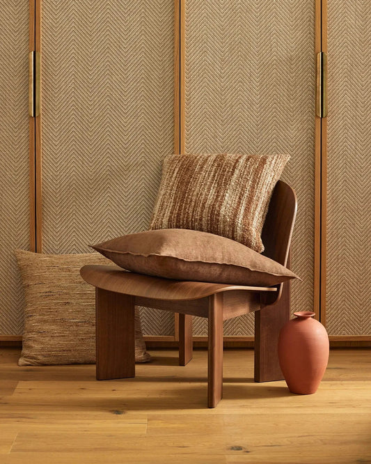 Weave Fiore Lumbar Cushion - Toffee