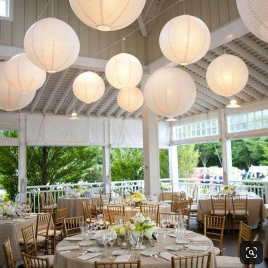 Japanese White Paper Lantern