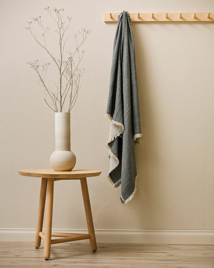 Mulberi Olive Papyrus Throw