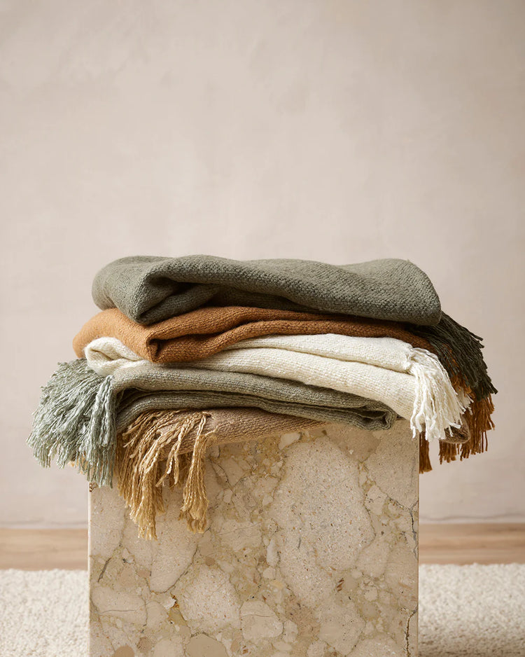 Baya Richmond throw - Ecru