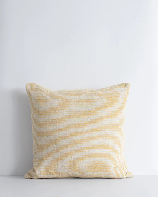 Baya Sandridge Linen Cushion Linen/Ochre