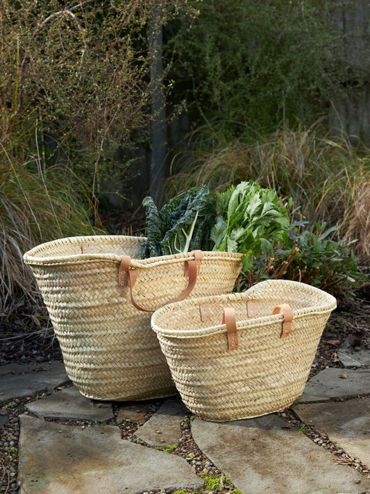 Moroccan Basket - Long Handles
