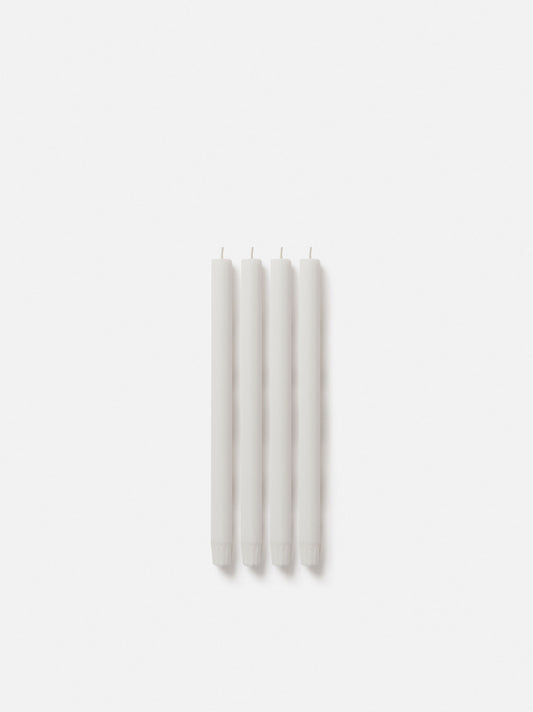 Dining Candle Set of 4 Cool Grey