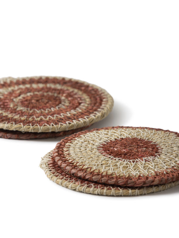 Agora Woven Coaster Set/4